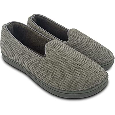 ofoot Pantoffels voor dames, huisschoenen, comfort met gesloten rug, pantoffels, mocassins, traagschuim, voor binnen en buiten, antislip, Groen 37/38 EU ofoot Pantoffels voor dames, huisschoenen, comfort met gesloten rug, pantoffels, mocassins, traagschuim, voor binnen en buiten, antislip, Groen 37/38 EU