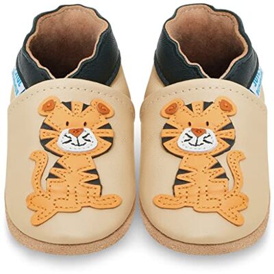 Juicy Bumbles Slippers van zacht leer, voor baby's, meisjes, antislip kinderschoenen, voor jongens, babyschoenen eerste stapjes, 0-6 maanden, 6-12 maanden, 12-18 maanden, 18-24 maanden, 2-3 jaar, Tijger 6-12 maanden smalle maat Juicy Bumbles Slippers van zacht leer, voor baby's, meisjes, antislip kinderschoenen, voor jongens, babyschoenen eerste stapjes, 0-6 maanden, 6-12 maanden, 12-18 maanden, 18-24 maanden, 2-3 jaar, Tijger 6-12 maanden smalle maat