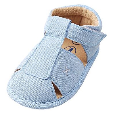 MK MATT KEELY Babyjongenssandalen met zachte zool, antislip, voor kleuterschool en eerste wandelaars, blauw, 6-12 maanden 6-12 mois MK MATT KEELY Babyjongenssandalen met zachte zool, antislip, voor kleuterschool en eerste wandelaars, blauw, 6-12 maanden 6-12 mois