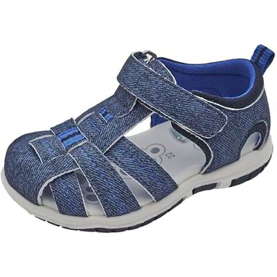 Chicco Sandalo met klittenbandsluiting voor jongens, Blauw, 23 EU 23 EU Chicco Sandalo met klittenbandsluiting voor jongens, Blauw, 23 EU 23 EU