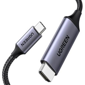 UGREEN USB C naar HDMI-kabel 4K 60Hz Unidirectioneel compatibel met Macbook M3 M2 M1 iPad Air iPhone 17 Pro Max Air 16 Plus Pro Max 15 Galaxy S25 S24 adapter Thunderbolt 4 3 type C HDMI2.0 (1 m) UGREEN USB C naar HDMI-kabel 4K 60Hz Unidirectioneel compatibel met Macbook M3 M2 M1 iPad Air iPhone 17 Pro Max Air 16 Plus Pro Max 15 Galaxy S25 S24 adapter Thunderbolt 4 3 type C HDMI2.0 (1 m)