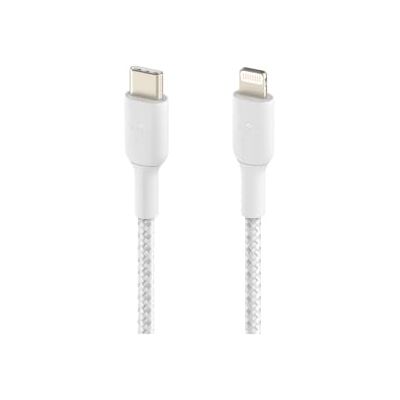 Belkin USB-C naar Lightning-kabel (snellaadkabel voor iPhone 12, 12 Pro, 12 Pro Max, 12 Mini en eerdere modellen; Boost Charge USB-C MFi-gecertificeerd; 1 m, wit) Belkin USB-C naar Lightning-kabel (snellaadkabel voor iPhone 12, 12 Pro, 12 Pro Max, 12 Mini en eerdere modellen; Boost Charge USB-C MFi-gecertificeerd; 1 m, wit)