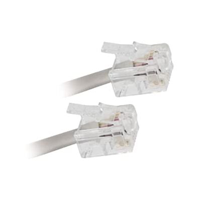 APM 570840 kabel Adsl Rj11 mannelijk naar mannelijk, 2 m, wit APM 570840 kabel Adsl Rj11 mannelijk naar mannelijk, 2 m, wit