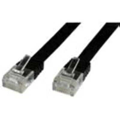 MicroConnect Micro Connect V-UTP605S-FLAT Ethernet-kabel, zwart MicroConnect Micro Connect V-UTP605S-FLAT Ethernet-kabel, zwart