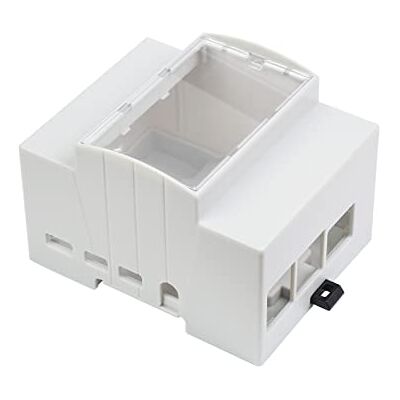 Waveshare Voor Raspberry Pi 4 hoes, DIN-rail ABS-hoes voor Raspberry Pi 4 model B, grote binnenruimte, compatibel met Raspbeery Pi Expansion Board PoE HAT (D), RS485 CAN HAT, 2-CH RS485 HAT, PI-FAN-3007 Waveshare Voor Raspberry Pi 4 hoes, DIN-rail ABS-hoes voor Raspberry Pi 4 model B, grote binnenruimte, compatibel met Raspbeery Pi Expansion Board PoE HAT (D), RS485 CAN HAT, 2-CH RS485 HAT, PI-FAN-3007