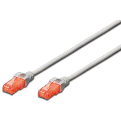 Ewent EW-6U-030W patchkabel CAT 6 U/UTP AWG 24/7, 2 x RJ45-stekker, 3 m, wit Ewent EW-6U-030W patchkabel CAT 6 U/UTP AWG 24/7, 2 x RJ45-stekker, 3 m, wit