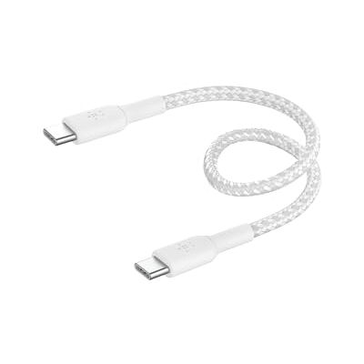 Belkin BoostCharge USB-C naar USB-C gevlochten mantelkabel (15 cm, voor iPhone 15, 15 Pro, 15 Pro Max, 15 Plus, Galaxy S24, S23, Note10, Note9, Pixel 8, Pixel 7, iPad Pro enz., wit) Belkin BoostCharge USB-C naar USB-C gevlochten mantelkabel (15 cm, voor iPhone 15, 15 Pro, 15 Pro Max, 15 Plus, Galaxy S24, S23, Note10, Note9, Pixel 8, Pixel 7, iPad Pro enz., wit)