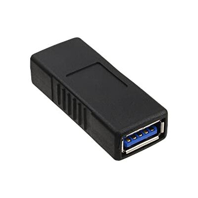 InLine 35300P tussenstuk voor kabels USB3.0 A Zwart InLine 35300P tussenstuk voor kabels USB3.0 A Zwart