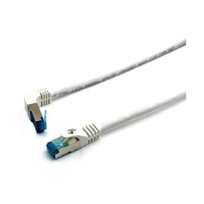 Equip 605804 patchkabel Cat.6A S/FTP haaks op rechte stekker, 5 m, wit Equip 605804 patchkabel Cat.6A S/FTP haaks op rechte stekker, 5 m, wit