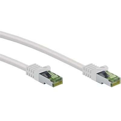 goobay 61104 CAT 8.1 netwerkkabel LAN-netwerkkabel 40 Gbits high-speed patchkabel met S/FTP PiMF afscherming/wit/1 m goobay 61104 CAT 8.1 netwerkkabel LAN-netwerkkabel 40 Gbits high-speed patchkabel met S/FTP PiMF afscherming/wit/1 m