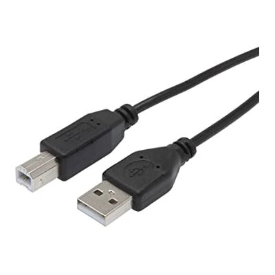 APM 570302 USB-kabel, USB 2.0, USB A/USB B-stekker, zwart, 5 m 5 m zwart APM 570302 USB-kabel, USB 2.0, USB A/USB B-stekker, zwart, 5 m 5 m zwart