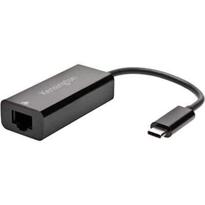 Kensington Adapter CA1100E USB-C naar Ethernet, Thunderbolt 3, RJ-45-stekker, compatibel met Windows, Macbook en Chromebook, plug and play design, directe en veilige verbinding met internet Kensington Adapter CA1100E USB-C naar Ethernet, Thunderbolt 3, RJ-45-stekker, compatibel met Windows, Macbook en Chromebook, plug and play design, directe en veilige verbinding met internet