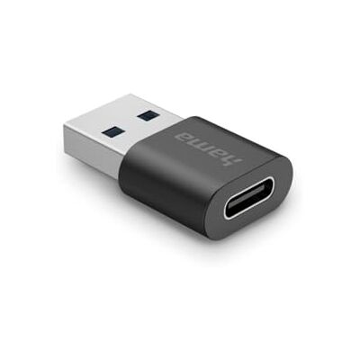Hama USB-A naar C-adapter, SuperSpeed Plus 10 Gbit/s, 2 poorten, zwart Hama USB-A naar C-adapter, SuperSpeed Plus 10 Gbit/s, 2 poorten, zwart