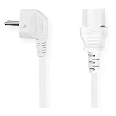 NEDIS CEGP10000WT100 stroomkabel, Schuko-hoekstekker, IEC-320-C13, 10 m, wit NEDIS CEGP10000WT100 stroomkabel, Schuko-hoekstekker, IEC-320-C13, 10 m, wit