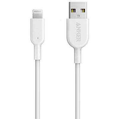Anker PowerLine II Oplaadkabel voor iPhone, Lightning-kabel, MFi-gecertificeerd voor iPhone 13/12/11/Pro/XS/XS Max/XR/X/8/8 Plus/7/7 Plus/6s/6/6 Plus, 0,9 m Anker PowerLine II Oplaadkabel voor iPhone, Lightning-kabel, MFi-gecertificeerd voor iPhone 13/12/11/Pro/XS/XS Max/XR/X/8/8 Plus/7/7 Plus/6s/6/6 Plus, 0,9 m