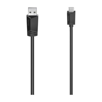 Hama USB-C kabel, USB-A mannelijk USB-C stekker, USB 2.0, 480 Mbit/s, 1,50 m Hama USB-C kabel, USB-A mannelijk USB-C stekker, USB 2.0, 480 Mbit/s, 1,50 m