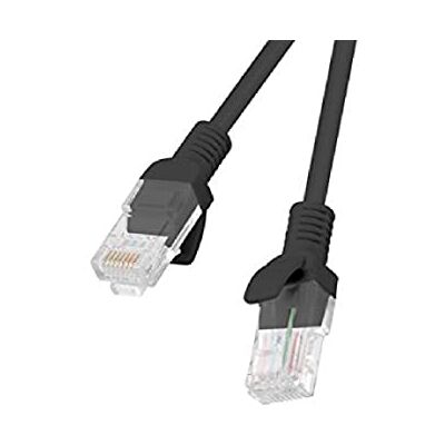 Lanberg pcu5-10 CC-BK 0025 netwerkkabel Cat.5e UTP 0,25 m zwart Lanberg pcu5-10 CC-BK 0025 netwerkkabel Cat.5e UTP 0,25 m zwart