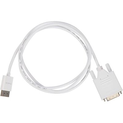 PureLink DisplayPort naar DVI-kabel, WUXGA resolutie 1920 x 1200, vergulde stekkers, 1,50 m, wit PureLink DisplayPort naar DVI-kabel, WUXGA resolutie 1920 x 1200, vergulde stekkers, 1,50 m, wit