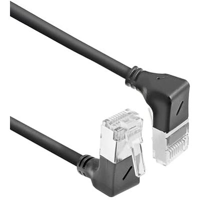 ACT DA7905 CAT6A netwerkkabel 90° hoek U/FTP LSZH dunne LAN-kabel 3,6 mm flexibele ethernetkabel met RJ45-stekker voor gebruik in datacenters 5 m ACT DA7905 CAT6A netwerkkabel 90° hoek U/FTP LSZH dunne LAN-kabel 3,6 mm flexibele ethernetkabel met RJ45-stekker voor gebruik in datacenters 5 m