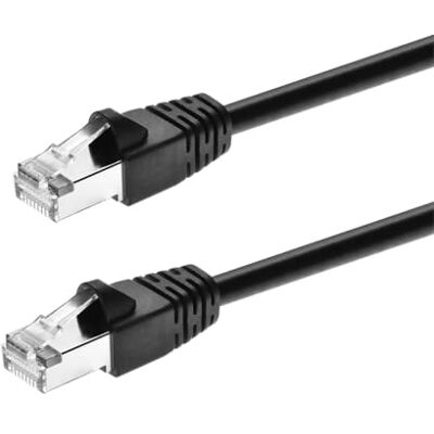 Monoprice 9,1 m Cat6A patchkabel zwart dubbel afgeschermd (S/FTP) 26AWG 10G blank koper zonder problemen RJ45 Fullboot Series Ethernet Monoprice 9,1 m Cat6A patchkabel zwart dubbel afgeschermd (S/FTP) 26AWG 10G blank koper zonder problemen RJ45 Fullboot Series Ethernet