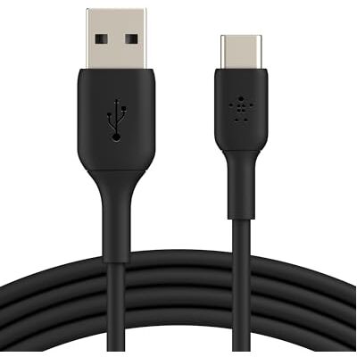 Belkin Boost Charge USB-C-Kabel (USB-C/USB-A-Kabel, USB-Typ-C-Kabel für Pixel, iPad Pro, Nintendo Switch und andere Geräte, etwa von Samsung), 2m, Schwarz Belkin Boost Charge USB-C-Kabel (USB-C/USB-A-Kabel, USB-Typ-C-Kabel für Pixel, iPad Pro, Nintendo Switch und andere Geräte, etwa von Samsung), 2m, Schwarz