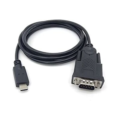 Equip USB-C adapter -> RS232-DB9 serie M/M zwart 1,50 m Equip USB-C adapter -> RS232-DB9 serie M/M zwart 1,50 m