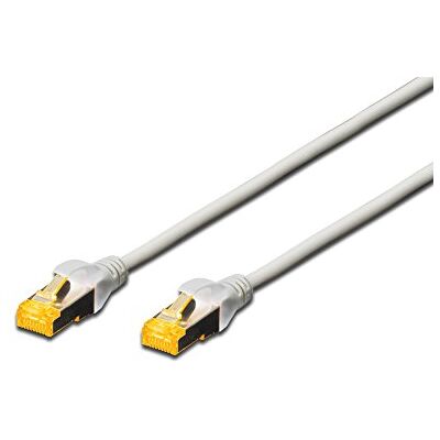 Digitus Cat 6A LAN-kabel 10m S/FTP afgeschermd 10 Gbit/s 500 MHz PoE++ AWG 26/7 LSZH RJ45 netwerkkabel Cat6 en Cat7 compatibel grijs Digitus Cat 6A LAN-kabel 10m S/FTP afgeschermd 10 Gbit/s 500 MHz PoE++ AWG 26/7 LSZH RJ45 netwerkkabel Cat6 en Cat7 compatibel grijs