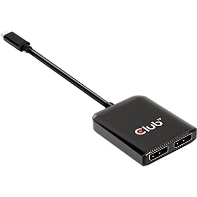 Club 3D USB type C 3,2 Gen 1 MultiSTREAM Transport HUB naar DP Dual Monitor 4K60HZ Digitaal Club 3D USB type C 3,2 Gen 1 MultiSTREAM Transport HUB naar DP Dual Monitor 4K60HZ Digitaal