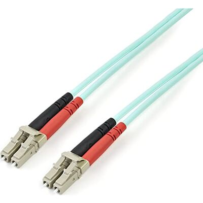 StarTech .com LC LC LC Duplex Glasvezelkabel OM4 3 m Aqua 100 GB 50/125 LSZH (450FBLCLC3) StarTech .com LC LC LC Duplex Glasvezelkabel OM4 3 m Aqua 100 GB 50/125 LSZH (450FBLCLC3)