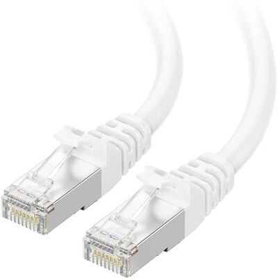Cable Matters 10 Gbit/s Cat6A Ethernet-kabel 30,5 m (SSTP, SFTP afgeschermd, Cat 6 netwerkkabel) in wit Cable Matters 10 Gbit/s Cat6A Ethernet-kabel 30,5 m (SSTP, SFTP afgeschermd, Cat 6 netwerkkabel) in wit