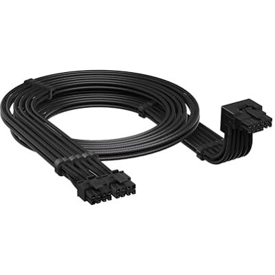 Corsair Type 5 PSU 90° 12V-2x6 GPU-voedingskabel voor NVIDIA GeForce RTX grafische kaarten, eenvoudige verbinding, ultra-flexibel, thermische bescherming stijl A Corsair Type 5 PSU 90° 12V-2x6 GPU-voedingskabel voor NVIDIA GeForce RTX grafische kaarten, eenvoudige verbinding, ultra-flexibel, thermische bescherming stijl A