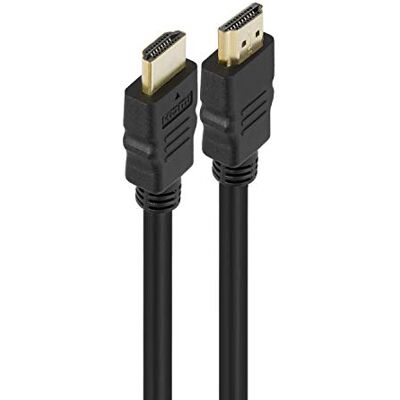 Ewent HDMI-kabel met ethernet, ondersteunt 4K 30Hz, UHD 2160p, Ultra HD 1080p, 3D-video voor Xbox One, PS4, TV, computer en monitor, 1 meter Ewent HDMI-kabel met ethernet, ondersteunt 4K 30Hz, UHD 2160p, Ultra HD 1080p, 3D-video voor Xbox One, PS4, TV, computer en monitor, 1 meter
