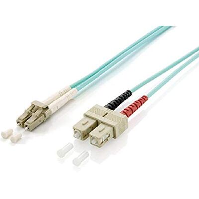 Equip 255316 glasvezelkabel 10 m LC SC OM3, turquoise Equip 255316 glasvezelkabel 10 m LC SC OM3, turquoise