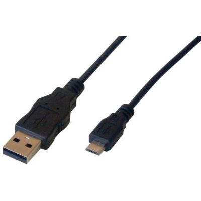 MCL Samar MC922AHB-2M USB 2.0 kabel type A stekker naar Micro USB B stekker, 2 m MCL Samar MC922AHB-2M USB 2.0 kabel type A stekker naar Micro USB B stekker, 2 m