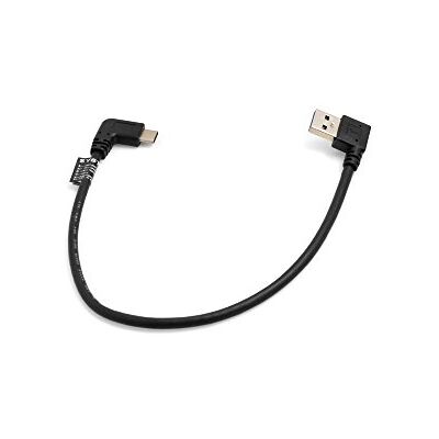 SYSTEM-S USB-C kabel 30 cm USB 3.1 type C stekker 90° hoek naar USB A 3.0 90 graden rechte hoek SYSTEM-S USB-C kabel 30 cm USB 3.1 type C stekker 90° hoek naar USB A 3.0 90 graden rechte hoek