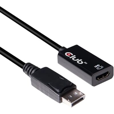 Club 3D DisplayPort 1.4 Auf HDMI 2.0a HDR actieve adapter Club 3D DisplayPort 1.4 Auf HDMI 2.0a HDR actieve adapter
