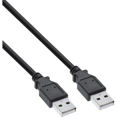 Ewent EC1024 USB 2.0-kabel, type A/A, mannelijk/stekker, dubbel afgeschermd, AWG 28, koper, zwart, 1,80 m, zwart Ewent EC1024 USB 2.0-kabel, type A/A, mannelijk/stekker, dubbel afgeschermd, AWG 28, koper, zwart, 1,80 m, zwart