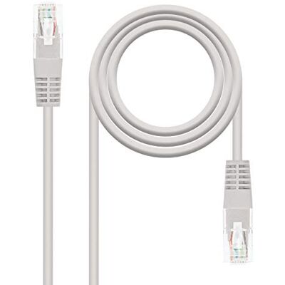 NANOCABLE 10.20.0110 netwerkkabel RJ45 Cat.5e UTP AWG24, 10 m, grijs NANOCABLE 10.20.0110 netwerkkabel RJ45 Cat.5e UTP AWG24, 10 m, grijs