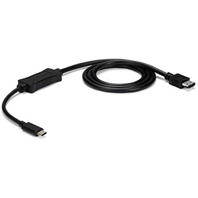 StarTech .com USB C naar eSATA kabel 1m 5Gbps voor HDD/SSD/ODD externe harde schijf adapter USB 3.0 naar eSATA converter (USB3C2ESAT3) StarTech .com USB C naar eSATA kabel 1m 5Gbps voor HDD/SSD/ODD externe harde schijf adapter USB 3.0 naar eSATA converter (USB3C2ESAT3)