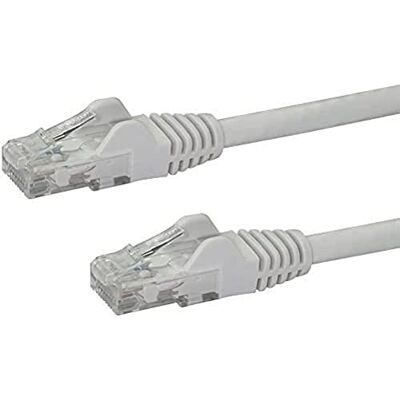 StarTech .com CDL Micro Cat6 Gigabit Ethernet-kabel 6650 MHz 100 W PoE++ RJ45 UTP Cat6 met spanningsvermindering, UL/TIA (N6PATC7MWH) wit 7 m StarTech .com CDL Micro Cat6 Gigabit Ethernet-kabel 6650 MHz 100 W PoE++ RJ45 UTP Cat6 met spanningsvermindering, UL/TIA (N6PATC7MWH) wit 7 m