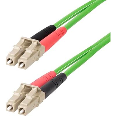StarTech .com 15 m LC naar LC (UPC) OM5 Multimode glasvezelkabel, 50/125 µm LOMMF duplex ritssluiting, VCSEL, 40 g/100 g, knikbestendig, laag insteekverlies, koord StarTech .com 15 m LC naar LC (UPC) OM5 Multimode glasvezelkabel, 50/125 µm LOMMF duplex ritssluiting, VCSEL, 40 g/100 g, knikbestendig, laag insteekverlies, koord