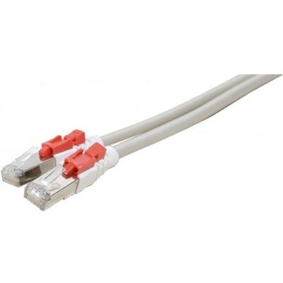 Dexlan Patchkabel CAT6 S/FTP met vergrendeling, 5 m, grijs Dexlan Patchkabel CAT6 S/FTP met vergrendeling, 5 m, grijs