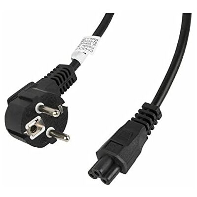 Lanberg CA-C5CA-11CC-003-BK CEE 7/7 Schuko-stekker naar Iec-bus 320 C5 voor VDE, 3 m, zwart Lanberg CA-C5CA-11CC-003-BK CEE 7/7 Schuko-stekker naar Iec-bus 320 C5 voor VDE, 3 m, zwart