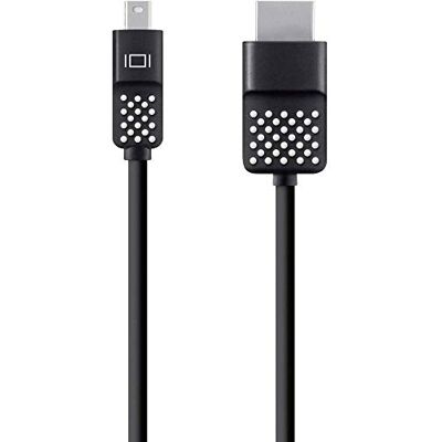 Belkin F2CD080bt06 Mini Display Port to HDMI-kabel, 1,8 m, 4K (compatibel met MacBook Air, Macbook Pro en andere Mini-DP Enabled Devices) zwart Belkin F2CD080bt06 Mini Display Port to HDMI-kabel, 1,8 m, 4K (compatibel met MacBook Air, Macbook Pro en andere Mini-DP Enabled Devices) zwart