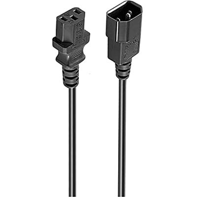 Ewent EW-190200-020-N-P elektrische kabel, zwart, 1,8 m, C14-stekker, C13-koppeling, stroomkabel (1,8 m, mannelijke connector/vrouwelijk, C14 stekker, C13 stekker, zwart) Ewent EW-190200-020-N-P elektrische kabel, zwart, 1,8 m, C14-stekker, C13-koppeling, stroomkabel (1,8 m, mannelijke connector/vrouwelijk, C14 stekker, C13 stekker, zwart)