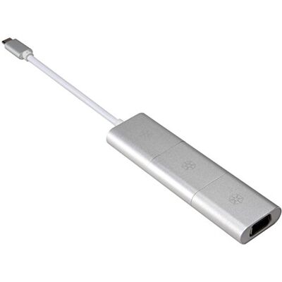 Silverstone SST-EP11S veelzijdige adapter ondersteunt type-C naar MiniDP, type-C naar HDMI, type-C naar VGA, MiniDP naar HDMI, MiniDP naar VGA en HDMI naar VGA, zilver Silverstone SST-EP11S veelzijdige adapter ondersteunt type-C naar MiniDP, type-C naar HDMI, type-C naar VGA, MiniDP naar HDMI, MiniDP naar VGA en HDMI naar VGA, zilver