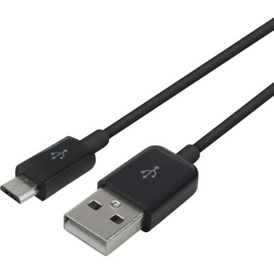 Waytex 11202 USB-kabel op micro-USB, 1 m, zwart Waytex 11202 USB-kabel op micro-USB, 1 m, zwart