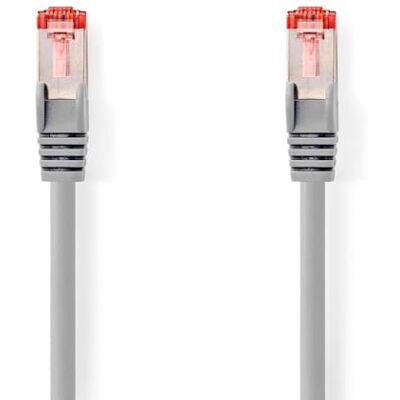 NEDIS Cat 6-kabel RJ45-stekker RJ45-stekker S/FTP 1,50m rond LSZH grijs label NEDIS Cat 6-kabel RJ45-stekker RJ45-stekker S/FTP 1,50m rond LSZH grijs label