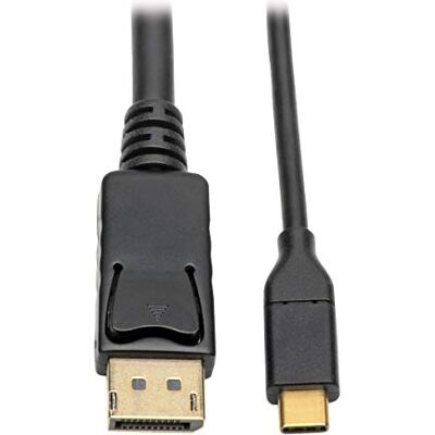 TRIPP LITE USB C naar DisplayPort 4K compatibele Thunderbolt 3 adapterkabel, M/M, USB type C naar DP, USB-C, USB Type C 10'3 m (U444-010-dp) TRIPP LITE USB C naar DisplayPort 4K compatibele Thunderbolt 3 adapterkabel, M/M, USB type C naar DP, USB-C, USB Type C 10'3 m (U444-010-dp)