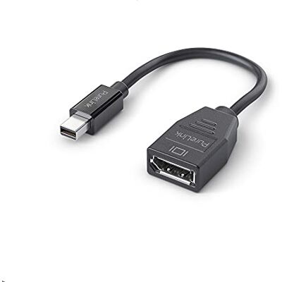 PureLink Mini DisplayPort naar DisplayPort-adapter, 4K Ultra HD 60Hz, bandbreedte 21,6 Gbit/s, vergulde aansluitingen, 0,15 m, zwart PureLink Mini DisplayPort naar DisplayPort-adapter, 4K Ultra HD 60Hz, bandbreedte 21,6 Gbit/s, vergulde aansluitingen, 0,15 m, zwart